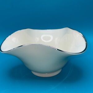 Vintage Lenox Ruffle Edge Candy/ Appetizer/ Snack Bowl